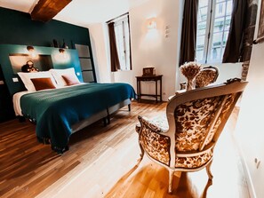 Deluxe-dobbeltværelse - ved stranden | Premium-sengetøj, individuelt design, individuel indretning