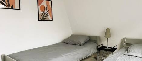 2 chambres, literie fournie