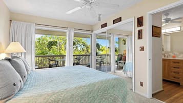 Condo, 1 cama King size y sofá cama, lanai, vista al océano (Koana's Ocean Hale) | 1 habitación, decoración personalizada y muebles diferentes