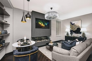 Appartement | Coin séjour | Cheminée