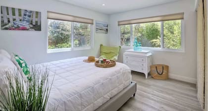 Serene Coastal Home Sleeps 8 1 Mile From Beach!