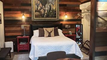 1 habitación, tabla de planchar con plancha, wifi y ropa de cama