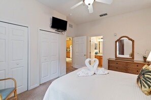 3 bedrooms, iron/ironing board, travel crib, WiFi