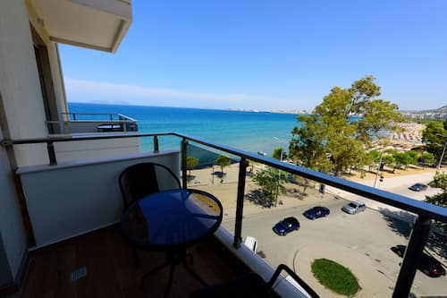 Doppelzimmer, Meerblick | Blick vom Balkon