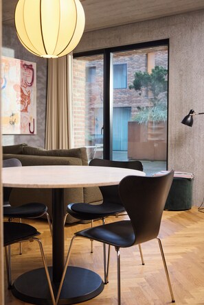 Leilighet – design | Oppholdsområde | Oppvarmet gulv