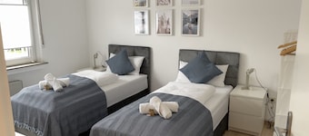 Fewo54 Apartment mit Garten und Terrasse Smarttv/free Wifi/free Parking/