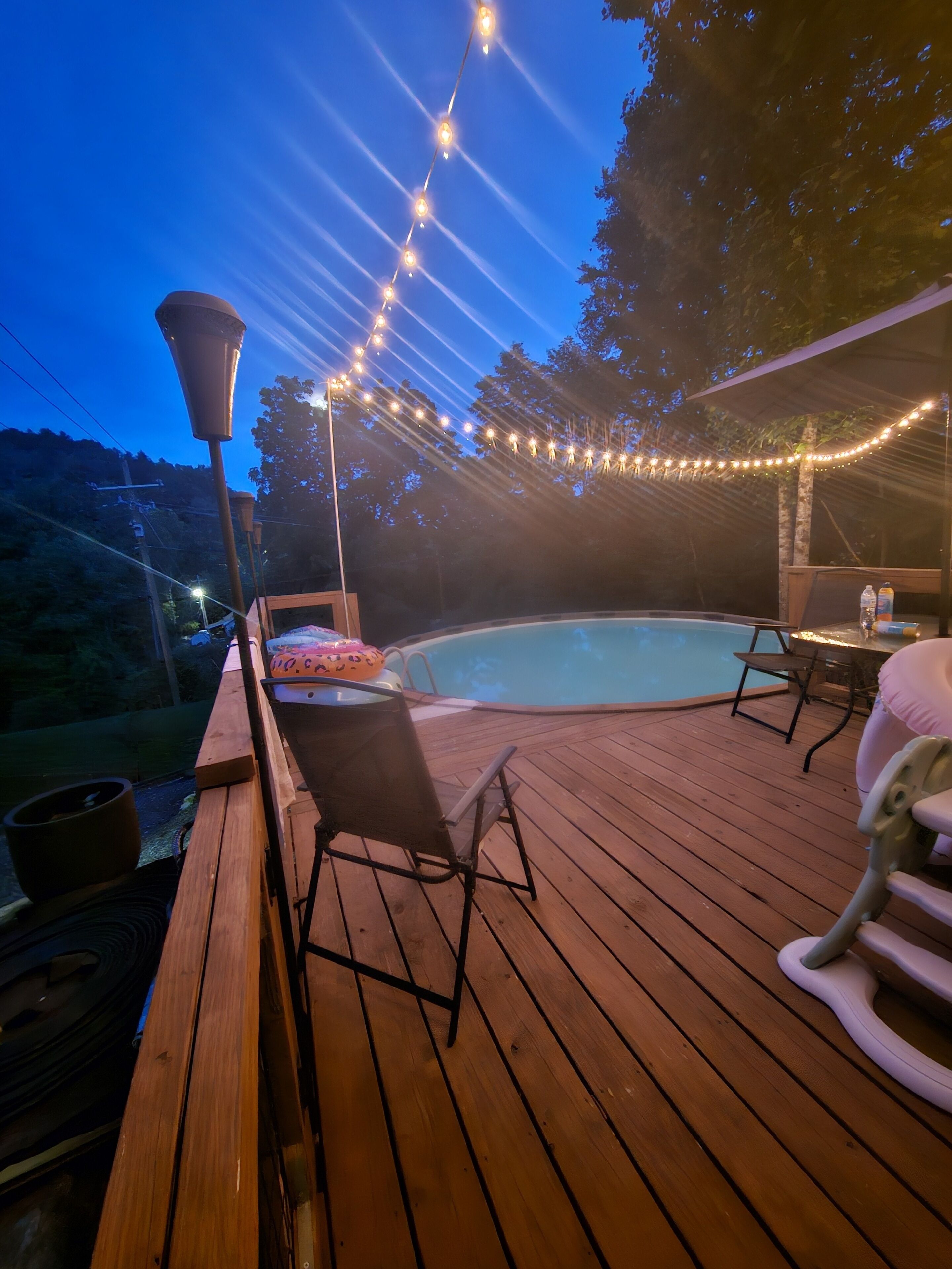 Bain à remous extérieur