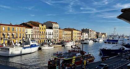 Appartement de 55m2 Haussmanien sur le Canal Royal de Sète
