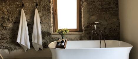 Secadora de cabello, toallas, jabón, shampoo