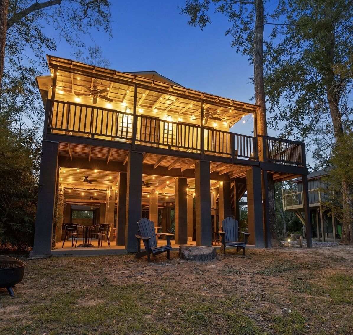Riverfront home with room for the family to relax! 