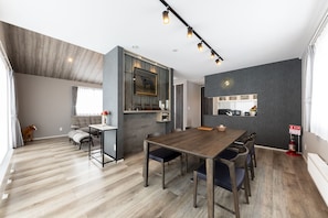 Luxury Villa | Living area | Flat-screen TV - CONTRAIL【Ezo Fuji hoothills】 (Makkari-mura)
