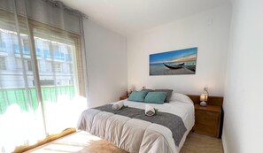 1 bedroom, iron/ironing board, bed sheets