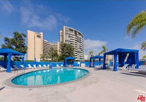 Pool - Brand New resort-like two-bedroom condo w/panoramic view heated pool, and more. (Marina del Rey)