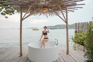浪漫别墅, 1 间卧室, 海洋景观, 海滨 | 露台