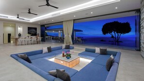 55-inch flat-screen TV with digital channels, computer monitors - Villa Spice (Koh Samui)