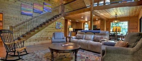 Fernseher, Kamin, Videospiele, Bücher