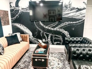 Smart TV, video games, books, offices