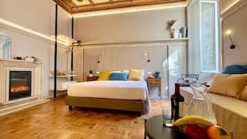 Departamento ejecutivo | 1 habitación, sábanas italianas Frette y ropa de cama de alta calidad