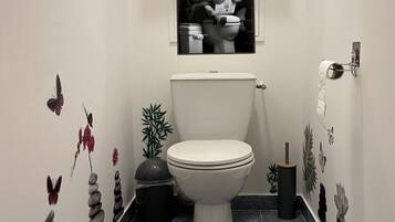 Articles de toilette écologiques, sèche-cheveux, serviettes fournies