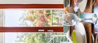 In a quiet part of Buda in a green environment with a panorama of the city