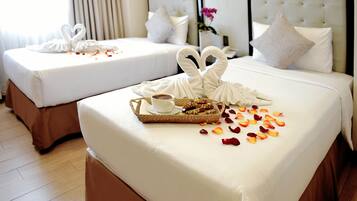 Desk, iron/ironing board, free WiFi, bed sheets