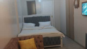 1 quarto, ferros/tábuas de passar roupa, Wi-Fi, roupa de cama