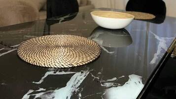 Apartment | Living area | 65-inch TV with digital channels