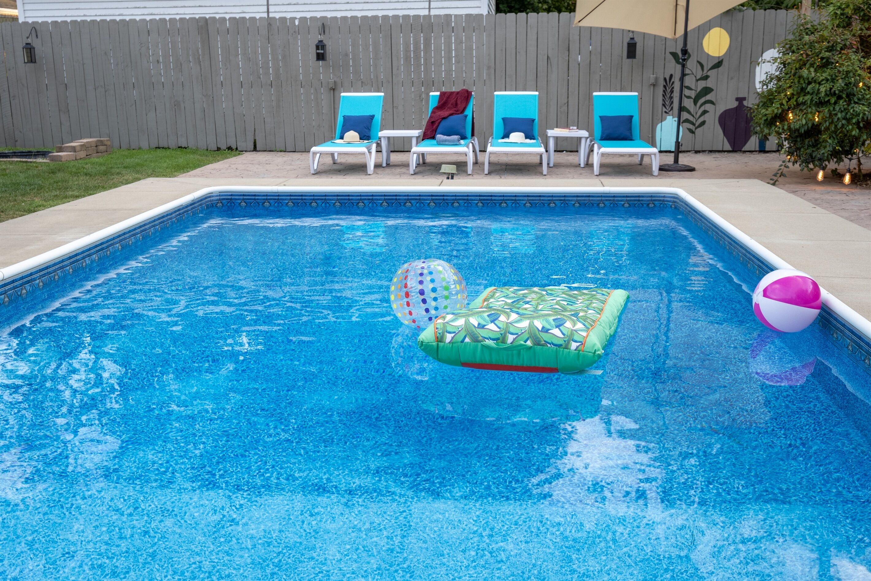 Una piscina climatizada