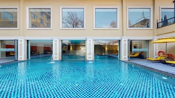 Indoor pool, outdoor pool