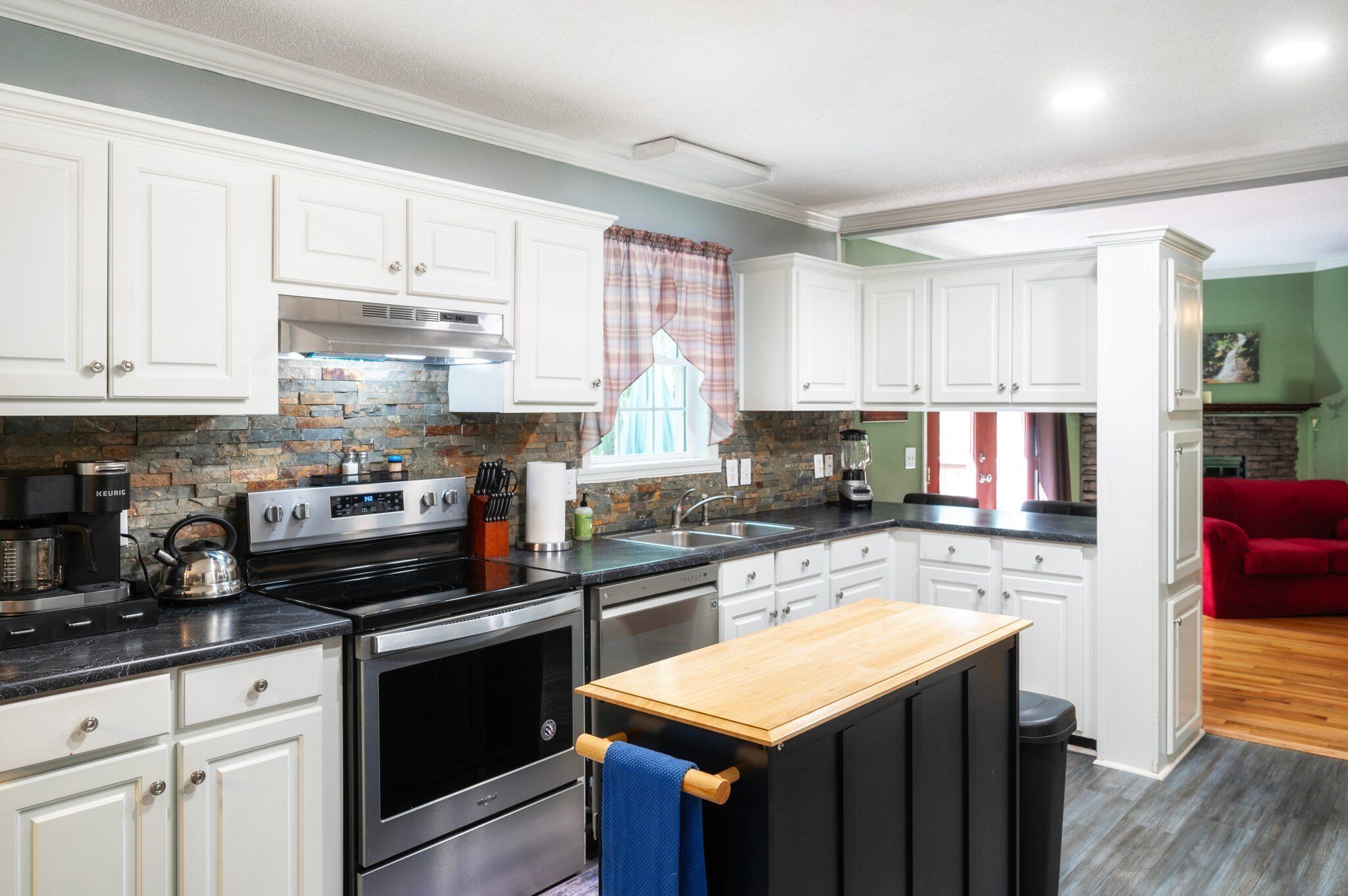 A haven for puppies & owners too! Home close to Downtown Hendersonville