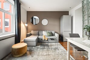 Basic Apartment, 1 Queen Bed with Sofa bed, Non Smoking | Living area