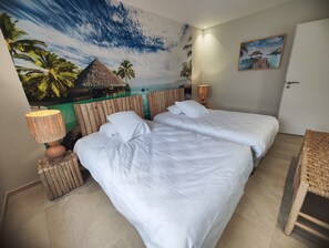 2 habitaciones y ropa de cama 