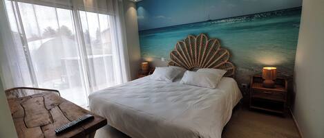 2 chambres, draps fournis