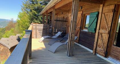4 Chambres: 85 m2 + 35 m2 de Terrasse sur les Pistes: de 8 a 12 Personnes