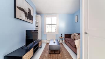 Departamento | Área de sala de estar | Televisión de pantalla plana, Netflix y servicios de streaming