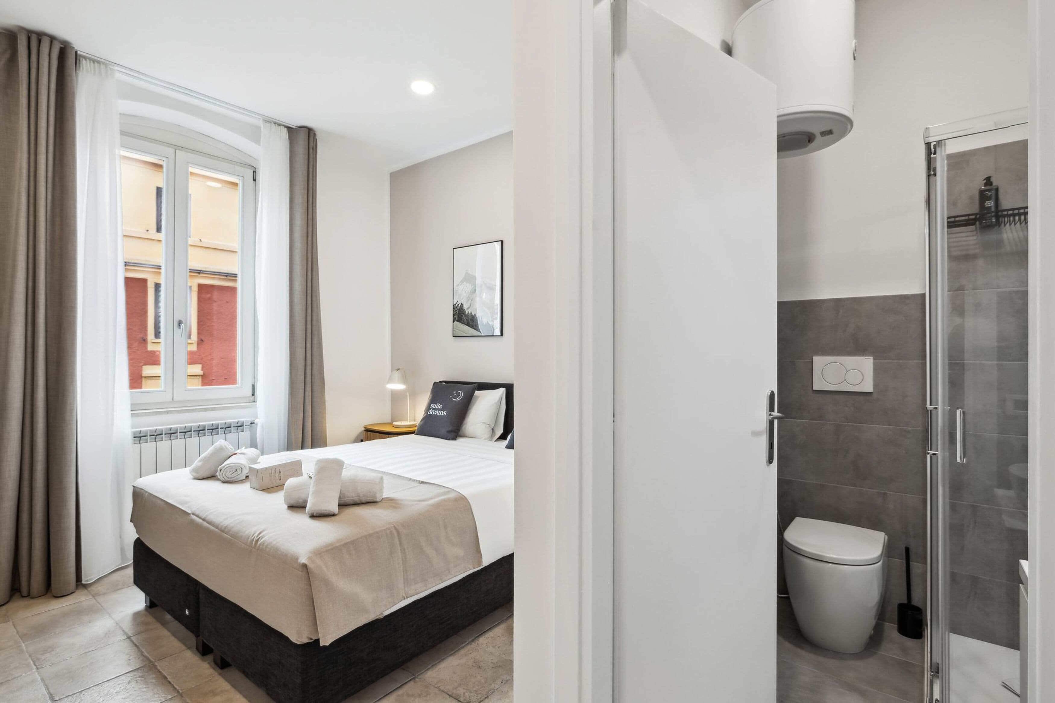 Two-Bedroom Comfort Apartment | Individually decorated, individually furnished, desk, laptop workspace