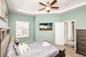 House, Multiple Beds, Pool Access, Pool View (Devine Paradise at Tuscan Ridge) | 4 bedrooms, individually decorated, individually furnished, bed sheets - Devine Paradise at Tuscan Ridge (Davenport)