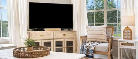 Condo, Multiple Beds, Patio, Garden View (Table Rock Cottage) | Living area | 42-inch flat-screen TV with digital channels