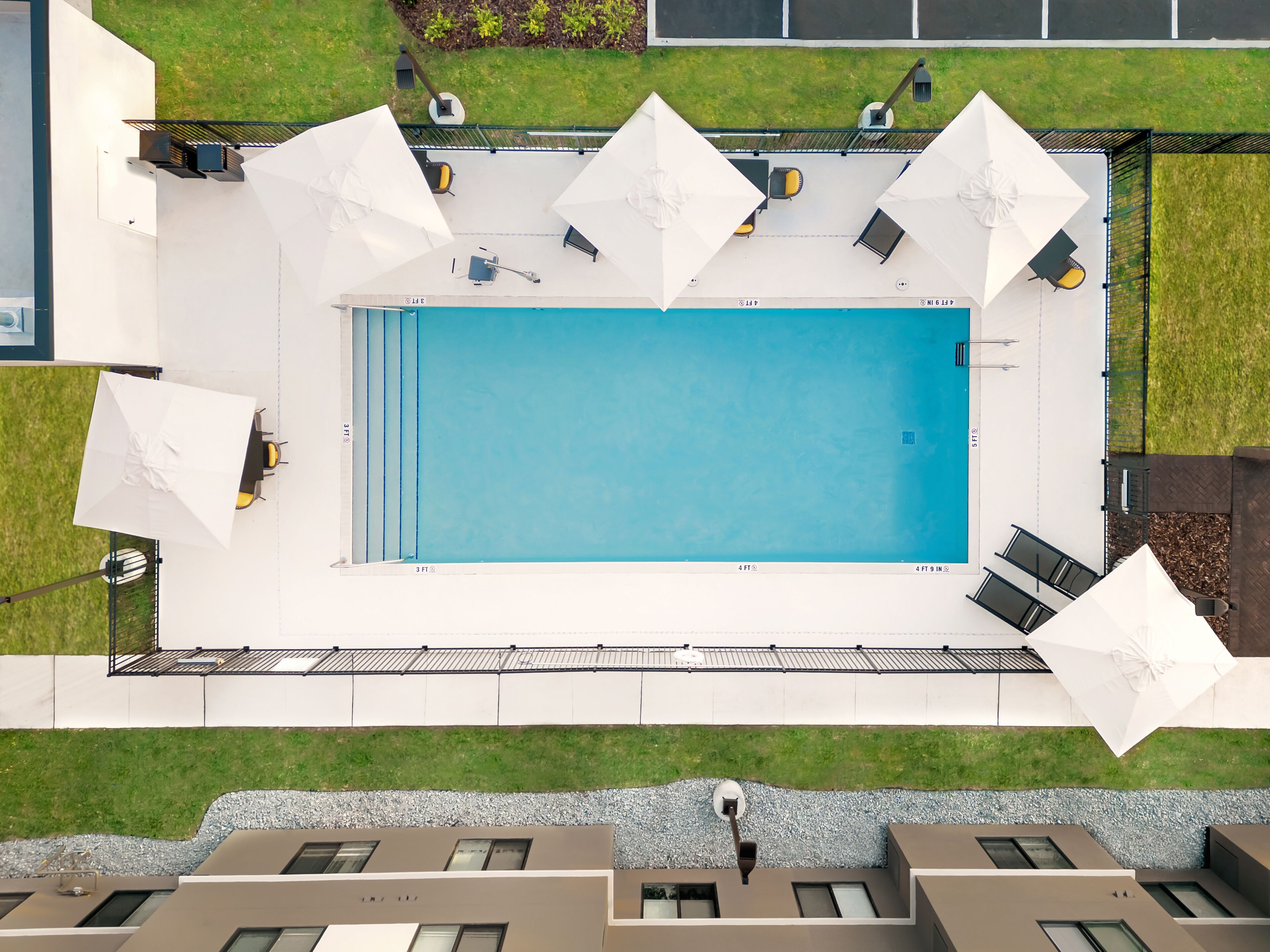 Seasonal outdoor pool