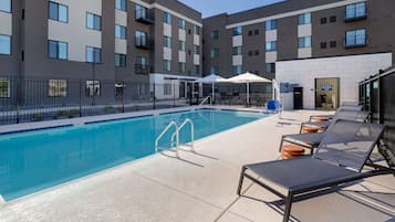 Seasonal outdoor pool