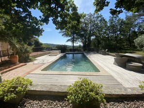 Outdoor pool - Beautiful Villa with stunning view over Fayence (Fayence)