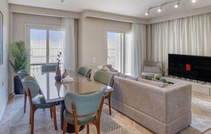 Standard Apartment, 2 Bedrooms | 1 bedroom, in-room safe, blackout drapes, iron/ironing board