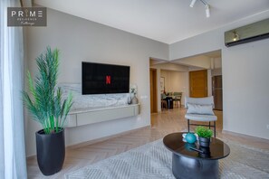 Standard Apartment, 1 Bedroom | Minibar, in-room safe, blackout drapes, iron/ironing board - Prime Residence Kattameya (New Cairo)