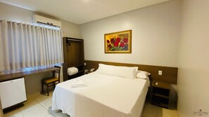 Iron/ironing board, free WiFi, bed sheets - Hotel Nova Aliança (Chapadao do Sul)
