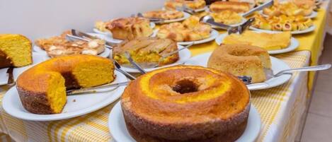 Gratis frukostbuffé varje dag