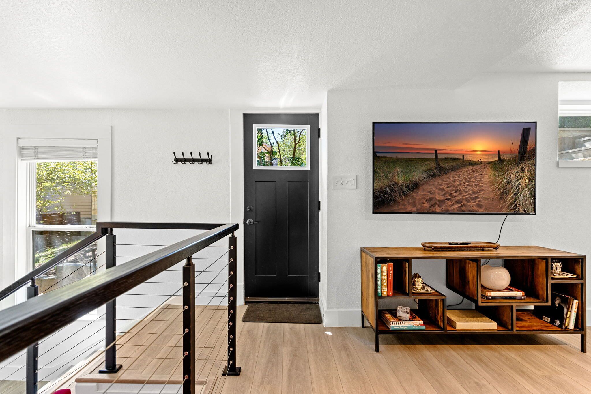 Huis, 2 queensize bedden, patio, uitzicht op tuin (South Congress Hideaway) | Interieur