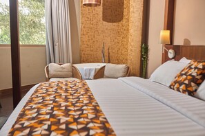 Standard Double Room | Hypo-allergenic bedding, in-room safe, blackout drapes
