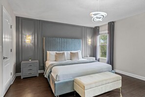 6 bedrooms, iron/ironing board, travel crib, WiFi