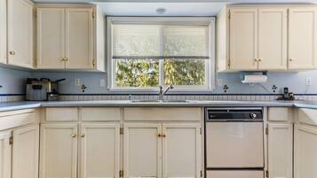 Family Quadruple Room | Shared kitchen | Fridge, microwave, coffee/tea maker, electric kettle