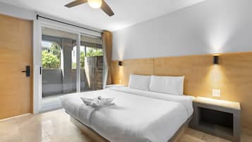 Comfort Suite | 1 bedroom, Egyptian cotton sheets, premium bedding, down comforters